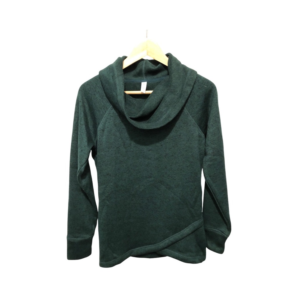 Ideology Green Cowl Neck Knit Sweater